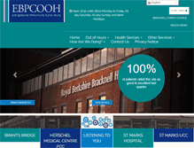 Tablet Screenshot of ebpcooh.org.uk